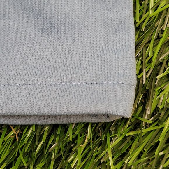 Vintage 70s Disco Hippie Button Shirt XL 25x29 Blue - Picture 10 of 12